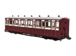 Lionheart 7NP-001D  L&B Open 3rd Coach No.7 1901-1922 (DCC-Fitted) O Gauge