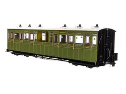 Lionheart 7NP-002D  Southern Open 3rd Coach 2466 1924-1935 (DCC-Fitted) O Gauge