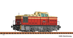 Roco 70259  DR BR106 123-3 Diesel Locomotive IV (DCC-Sound) HO
