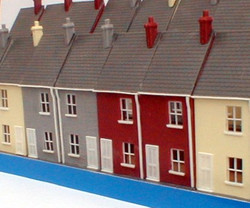 Dornaplas BL2 Terraced Houses Set (10) Kit N Gauge
