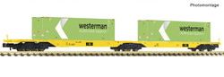 Fleischmann 825342  CLIP Double Container Carrying Wagon VI N Gauge