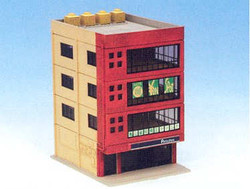 Kato 23-431A Diotown Metro 4 Floor Office Building Red (Pre-Built) N Gauge