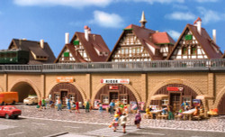 Vollmer 47818 Arcades with Businesses in Arches Kit N Gauge
