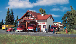 Vollmer 47785 Two Bay Fire Station Kit N Gauge