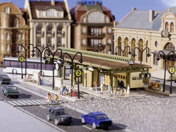 Vollmer 47580 Covered Bus Station Kit N Gauge