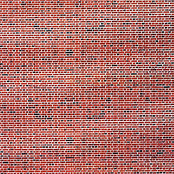 Vollmer 47361 Red Brick Cardboard Sheet 25x12.5cm (10) N Gauge