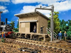 Vollmer 45779 Zillertal Coaling Shed with Water Crane Kit HO