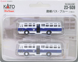 Kato 23-509 Bus Set White/Blue (2) N Gauge