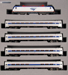 Kato 106-8001-DCC Amtrak Amfleet ACS-64 Train Pack (DCC-Fitted) N Gauge