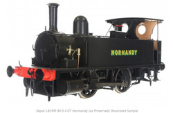 Dapol 7S-018-001D B4 0-4-0T Dock Tank 'Normandy' As Preserved DCC-Fitted O Gauge