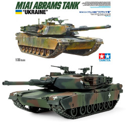 Tamiya 25216 M1A1 Abrams Tank Ukraine 1:35 Plastic Model Kit