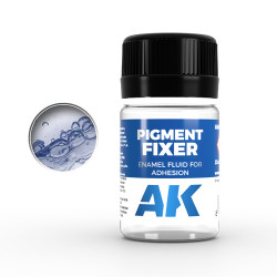 AK Interactive 048 Pigment Fixer 35ml Enamel Fluid for Adhesion