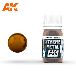 AK Interactive 474 Xtreme Metal - Bronze Paint 30ml