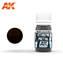 AK Interactive 484 Xtreme Metal - Burnt Metal Paint 30ml