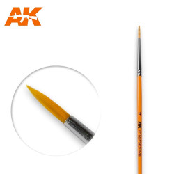 AK Interactive Round Brush No. 4 Synthetic Paintbrush AK605