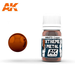 AK Interactive 473 Xtreme Metal - Copper Paint 30ml