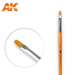 AK Interactive Flat Brush No. 2 Synthetic Paintbrush AK609