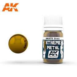 AK Interactive 475 Xtreme Metal - Brass Paint 30ml