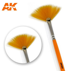 AK Interactive Fan Shape Weathering Paint Brush AK580