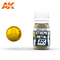 AK Interactive 472 Xtreme Metal - Gold Paint 30ml