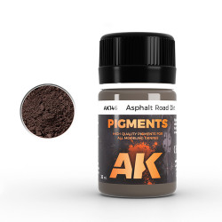 AK Interactive Pigments: Asphalt Road Dirt - 146
