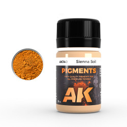AK Interactive Pigments: Sienna Soil - 140