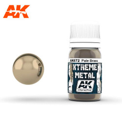 AK Interactive 672 Xtreme Metal - Pale Brass Paint 30ml