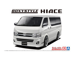 Aoshima 05895 Toyota Boxstyle Trh200V Hiace Super Gl '10 1:24 Model Car Kit