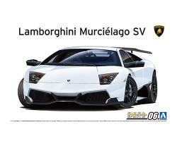 Aoshima 05901 Lamborghini Murcielago Lp670-4 Sv '09 1:24 Model Car Kit