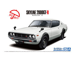 Aoshima 05951 Nissan Kpgc110 Skyline Ht2000Gt-R 73 1:24 Model Car Kit