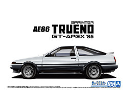 Aoshima 06141 Toyota Ae86 Sprinter Trueno Gt-Apex '85 1:24 Model Car Kit
