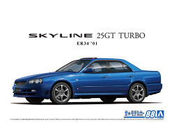 Aoshima 06172 Nissan Er34 Skyline 25Gt Turbo '01 1:24 Model Car Kit