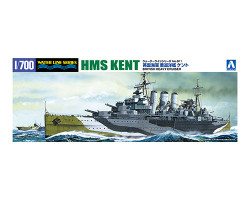 Aoshima 05673 British Heavy Cruiser Hms Kent  1:700 Model Ship Kit