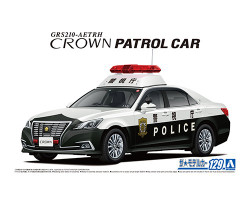 Aoshima 05999 Toyota Grs210 Crown Patrol Car For Patrol '16 1:24 Model Car Kit