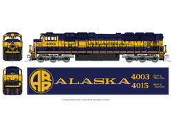 Kato EMD SD70MAC Alaska Railroad 100yrs 4328 (DCC-Fitted) N Gauge K176-6412-DCC