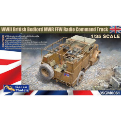 Gecko Models 35GM0061 Bedford MWR FFW Radio Command Truck 1:35 Model Kit