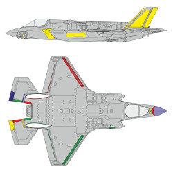 Eduard F-35B Lightning II 1:48 RAM Coating Set for Tamiya 61125 EDEX1013
