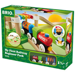 BRIO 33727 My First Railway Beginner Pack Wooden Train Set