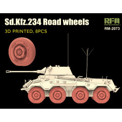 Ryefield Models 2073 Sd.Kfz.234 Road Wheels 3D Printed (8pcs) 1:35 Model Kit