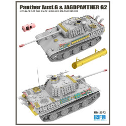 Ryefield Models 2072 Panther Ausf.G/Jagdpanther G2 Model Kit 1:35 Upgrade Set