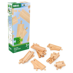BRIO 36099 Starter Track Pack - Wooden Train Toy  Age 3+