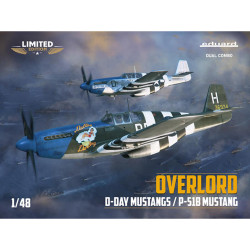 Eduard 11181 P-51B Mustang Overlord: D-Day Mustangs Dual Combo Model Kit1:48