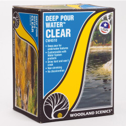 Woodland Scenics CW4510 Clear Deep Pour Water Railway Landscaping Scenics