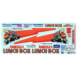 TAMIYA 9495470 Lunch Box Stickers for 58347 - RC Spares