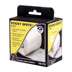Woodland Scenics C1167 Sticky Spots Railway Landscaping Scenics