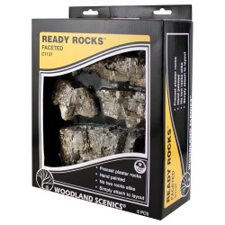 Woodland Scenics C1137 Faceted Ready Rocks Railway Landscaping Scenics