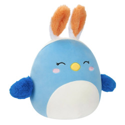 Squishmallows Bebe - Blue Bird w/Yellow Beak and Bunny Ears 7.5" Easter Plush