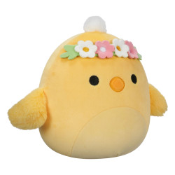 Squishmallows Triston - Yellow Chick with Flower Crown 7.5" Easter Plush