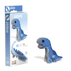 EUGY 3D Bronto Brontosaurus Dinosaur No.8 Model Craft Kit