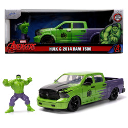Jada Hollywood Rides Marvel Avengers 2014 Ram 1500 Hulk Figure 1:24 Diecast Car